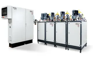 Übersicht einer Misch- und Dosier- Modulanlage von Mahr Unipre CM 60